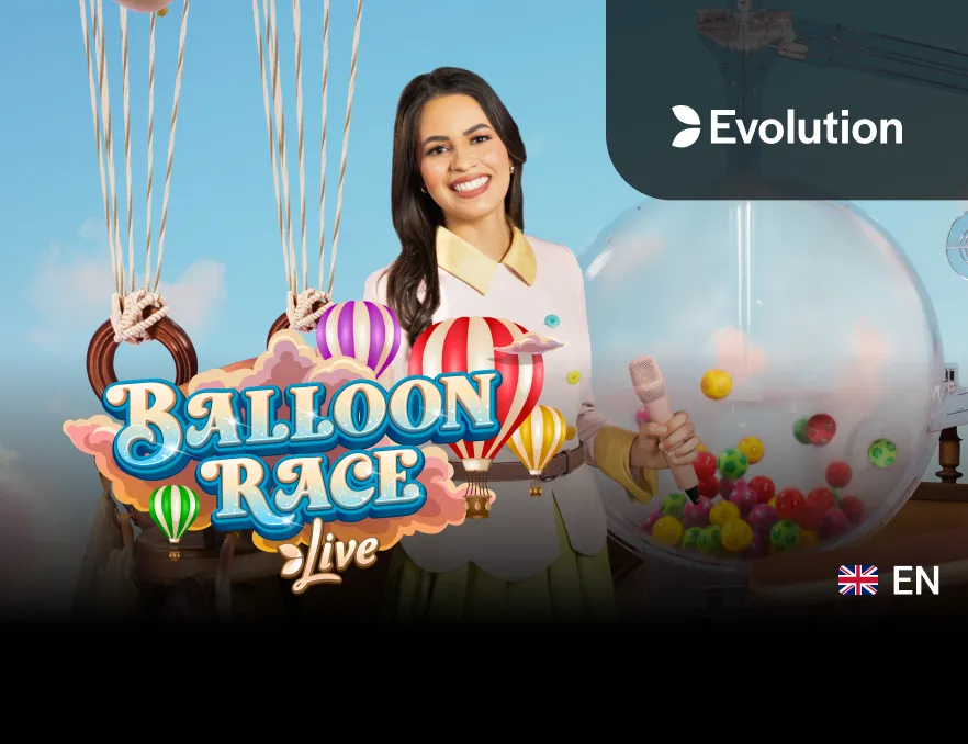 Balloon race casino game