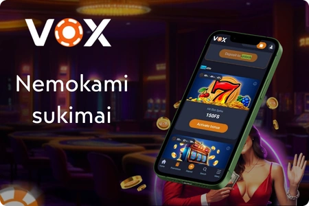 Vox Casino bezmaksas griezienu bonuss